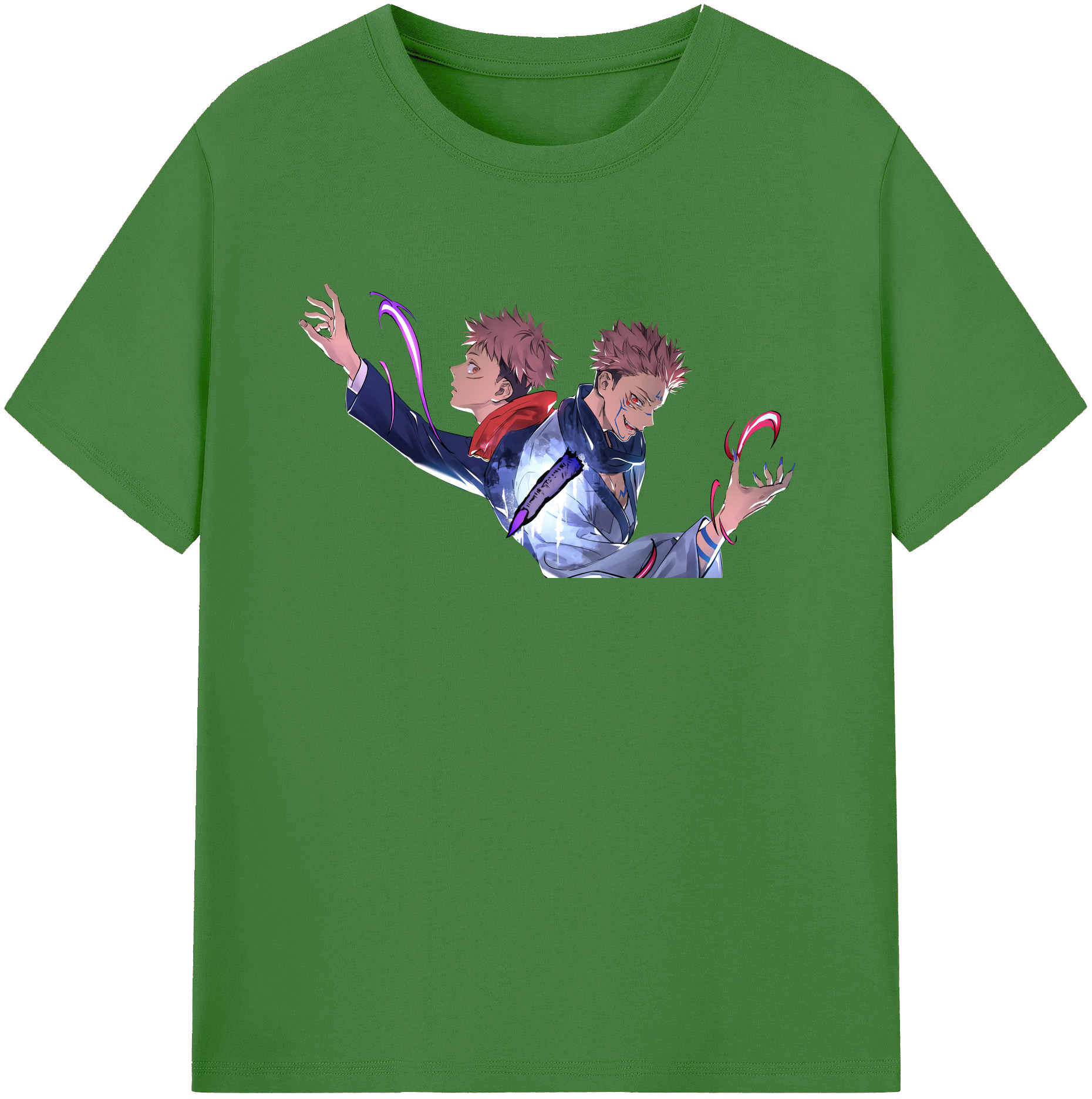 （画像用） 呪術廻戦 Jujutsu Kaisen レディースカジュアルプリントTシャツ（綿100％）